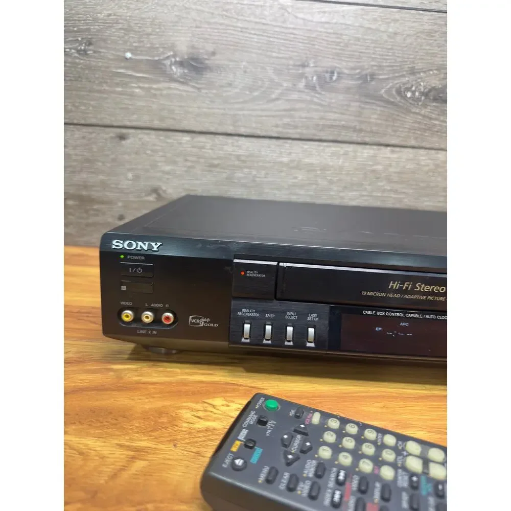 Sony SLV-799 HF VHS VCR Recorder 4-Head HiFi Stereo With Remote~Tested